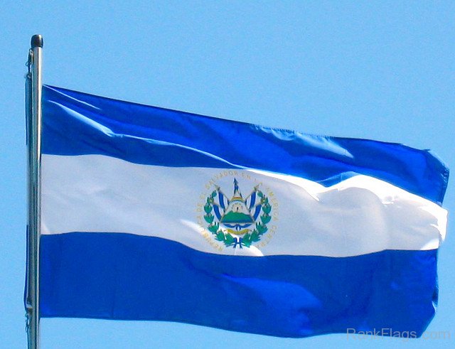 El Salvador National Flag National Flag Of El Salvador Rankflags Collection...