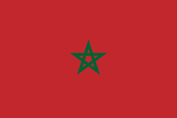 Flag Of Morocco -1956