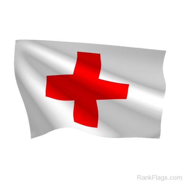 Image Of Red Cross Flag
