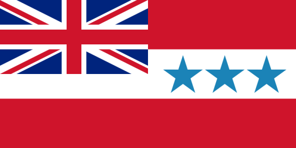 Flag Of Rarotonga Under British Empire -1888-1893