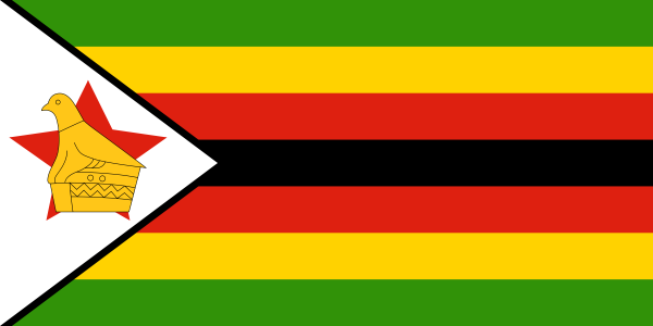 Flag Of Zimbabwe -1980