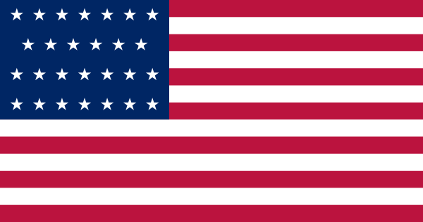 Flag Of United States -1845